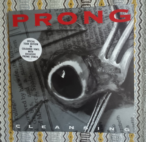 Prong cleansing red vinyl - red,